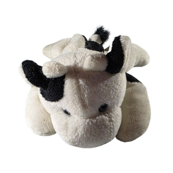 Vtg Great American Fun Cow Plush Stuffed Animal farm pellet filled toy - Picture 1 of 8